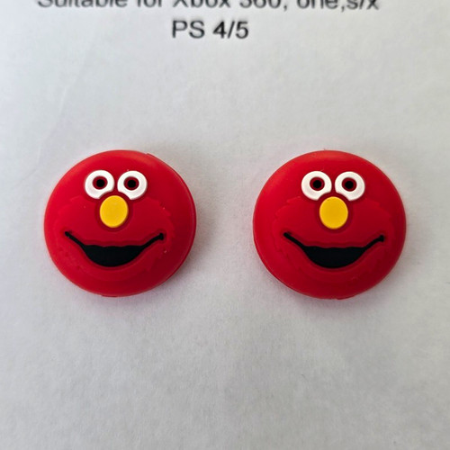 Red elmo face thumbstick - 2x,